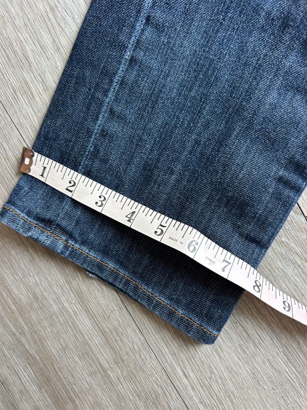 Lucky Brand Dungaree Jeans in Dark Blue Wash - Picture 7 of 9